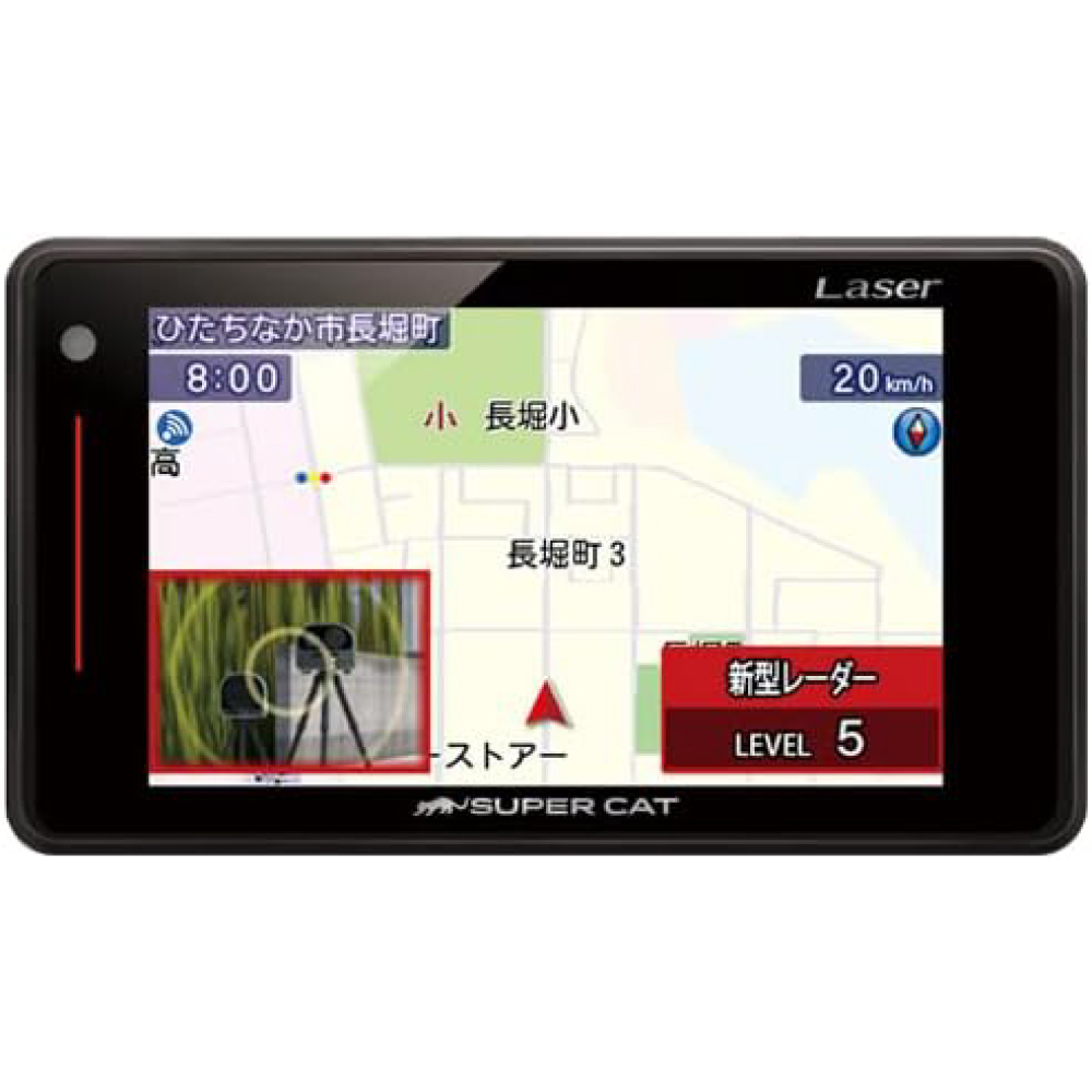 Yupiteru ユピテル GS303 新型レーダー式移動オービス対応3.6型液晶GPS内蔵レーザー＆レーダー探知機