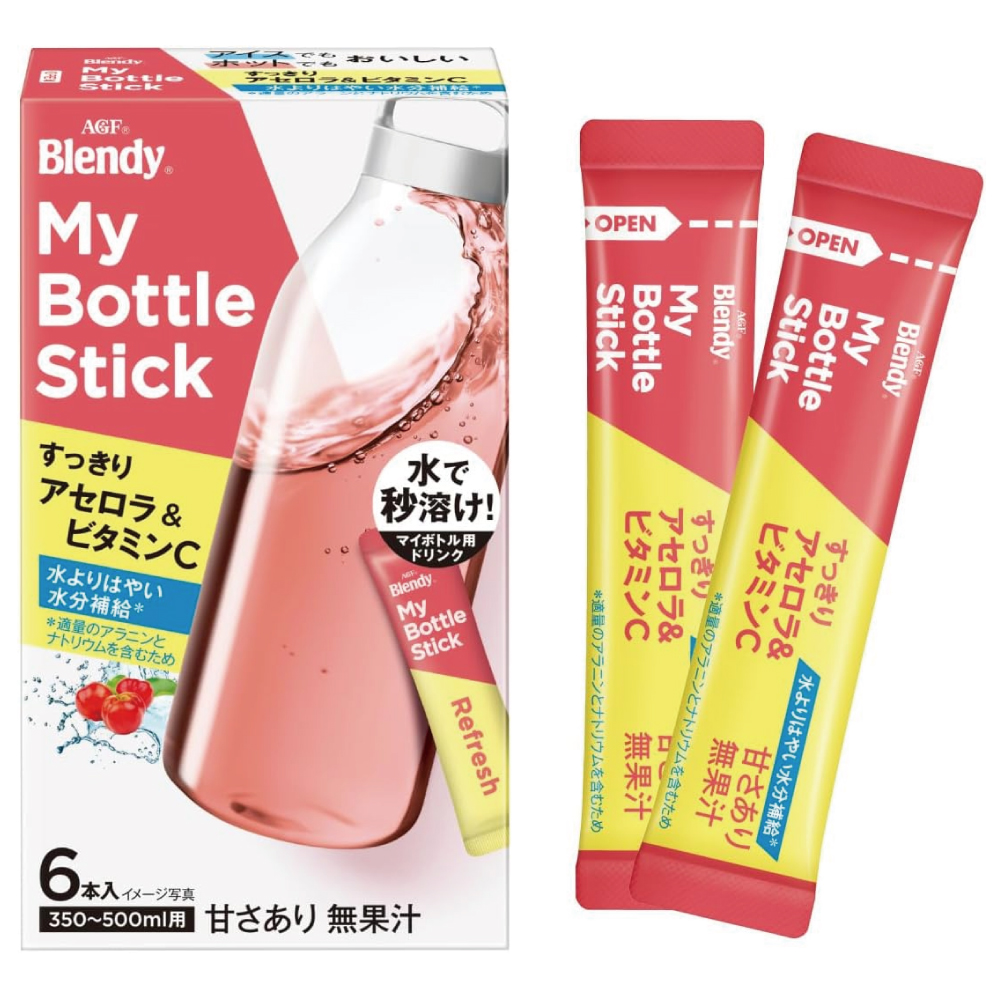 AGF ブレンディ マイボトルスティック すっきりアセロラ＆ビタミンC 6本×3箱