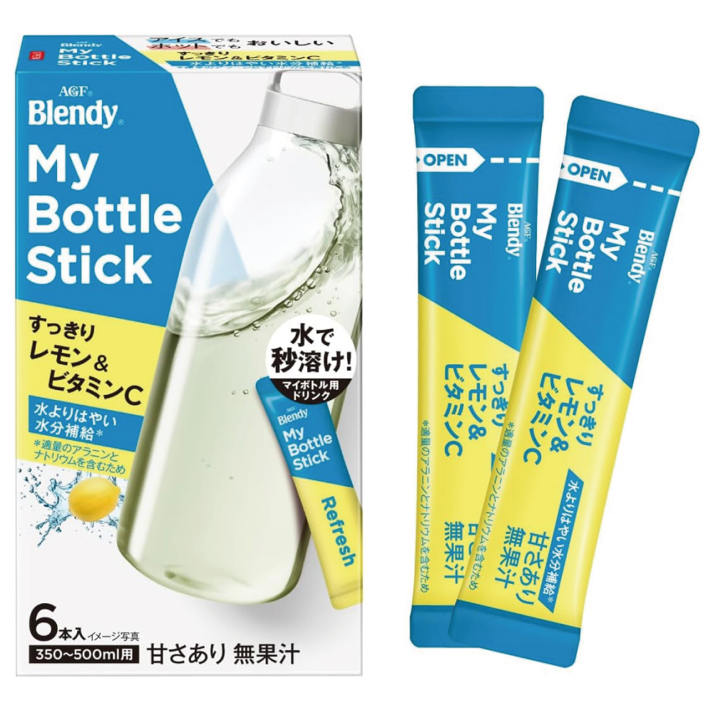 AGF ブレンディ マイボトルスティック すっきりレモン＆ビタミンC 6本×3箱