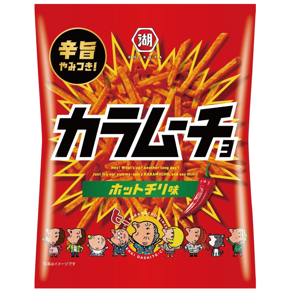 湖池屋 スティックカラムーチョ ホットチリ味 90g×12袋
