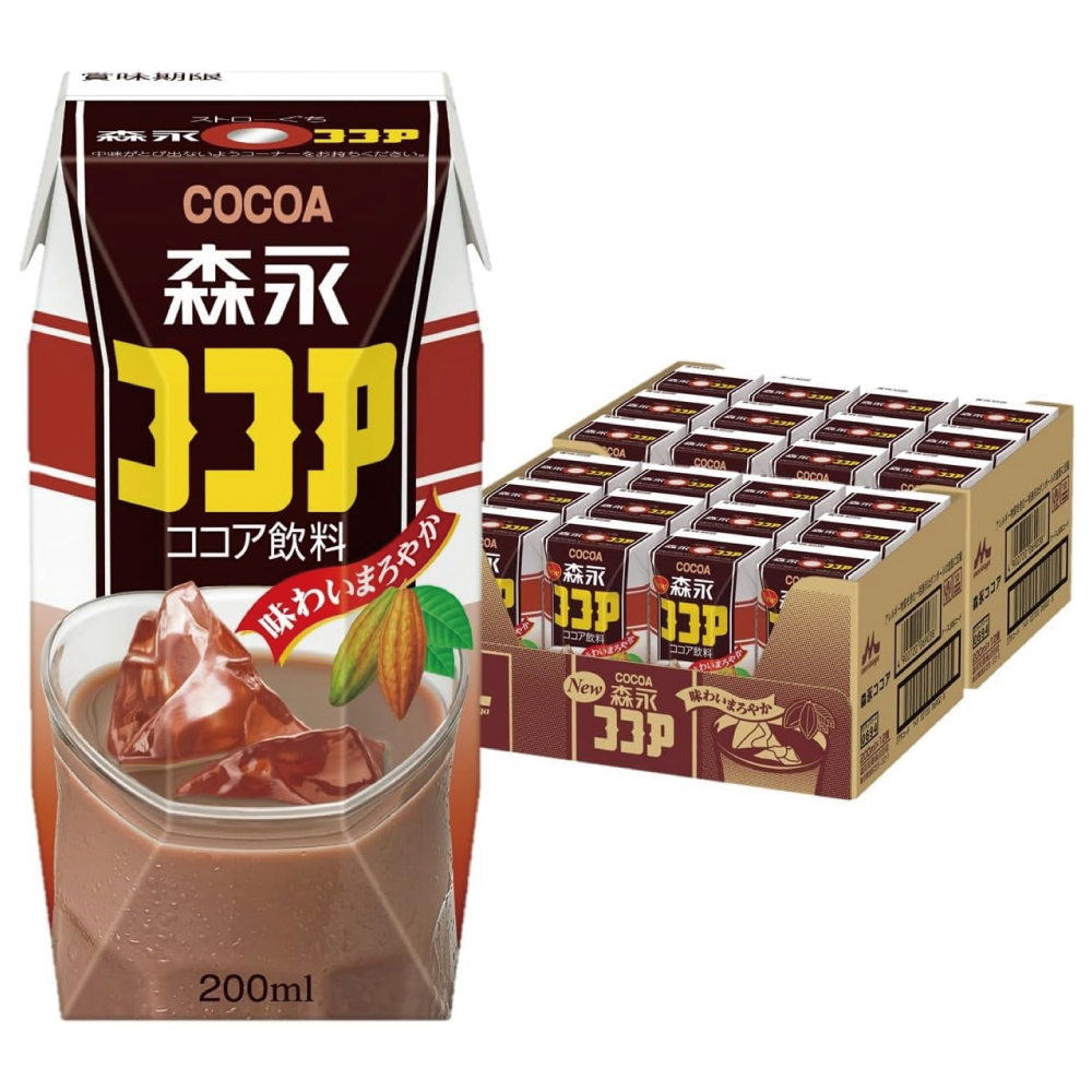 森永 ココア 紙パック ジュース 200ml×24本