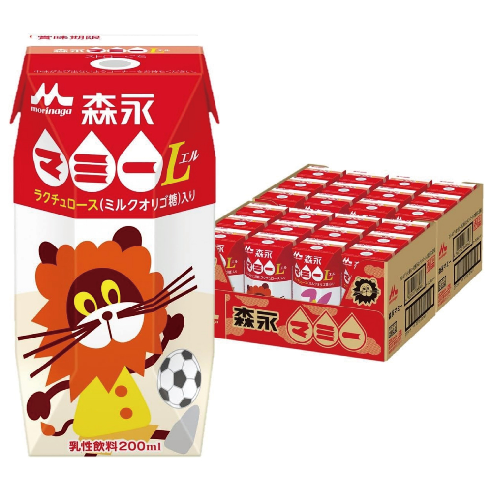 森永 マミー 紙パック ジュース 200ml×24本 ミルクオリゴ糖