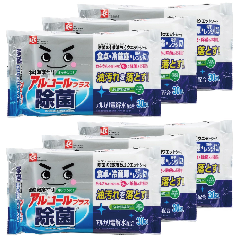 レック 除菌の激落ちくんウェットシート 30枚入×6個