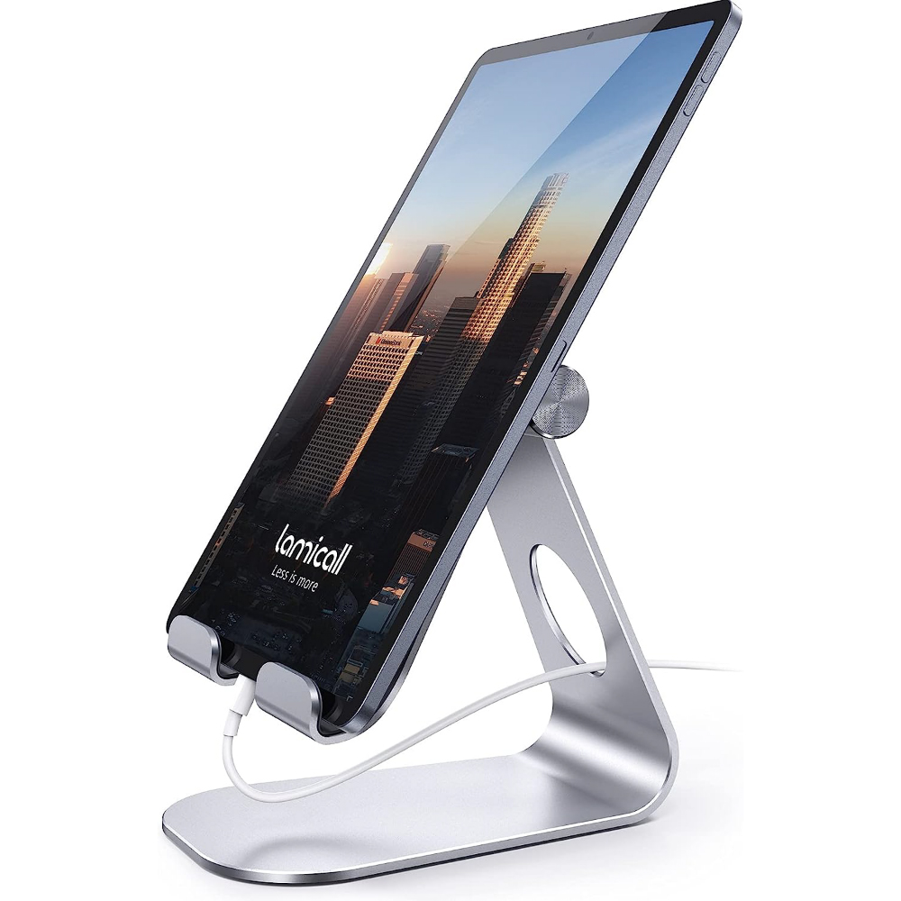 タブレット スタンド アルミ ホルダー 角度調整可能 Lomicall stand