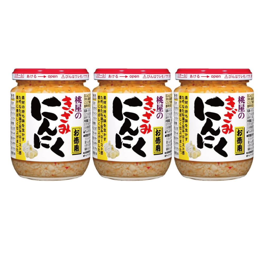 桃屋 きざみにんにく お徳用 230g×3個【ニンニク 刻みにんにく 味付き スタミナ 】