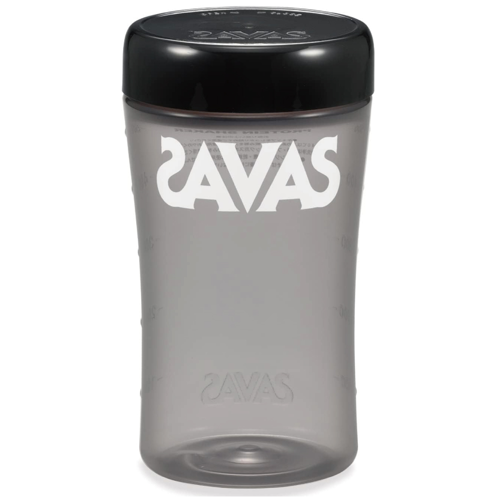 【Amazon.co.jp限定】 ザバス(SAVAS) プロテインシェイカー 500ml 黒(Black) 明治