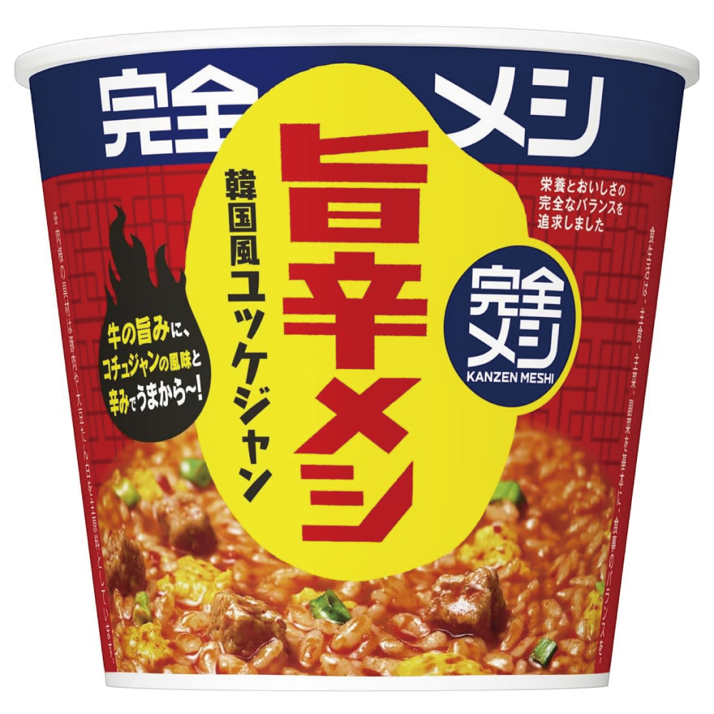 【完全メシ】 日清食品 韓国風 旨辛メシ ユッケジャン 6食 たんぱく質 PFCバランス 食物繊維