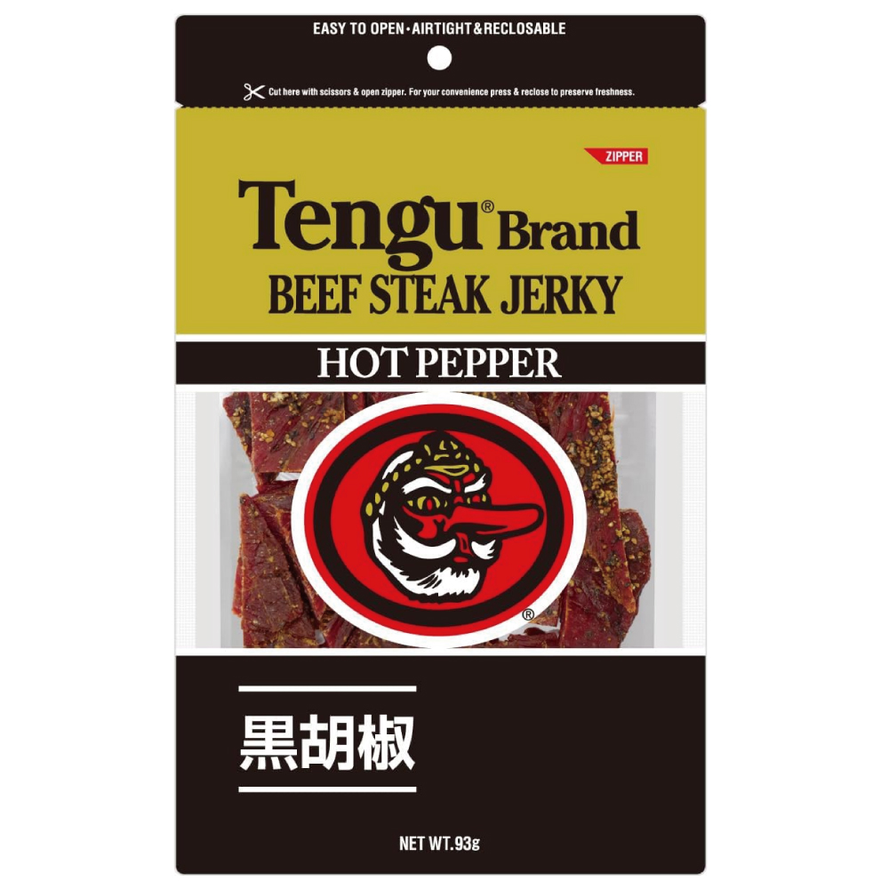 テング ビーフステーキジャーキー ホット93g
