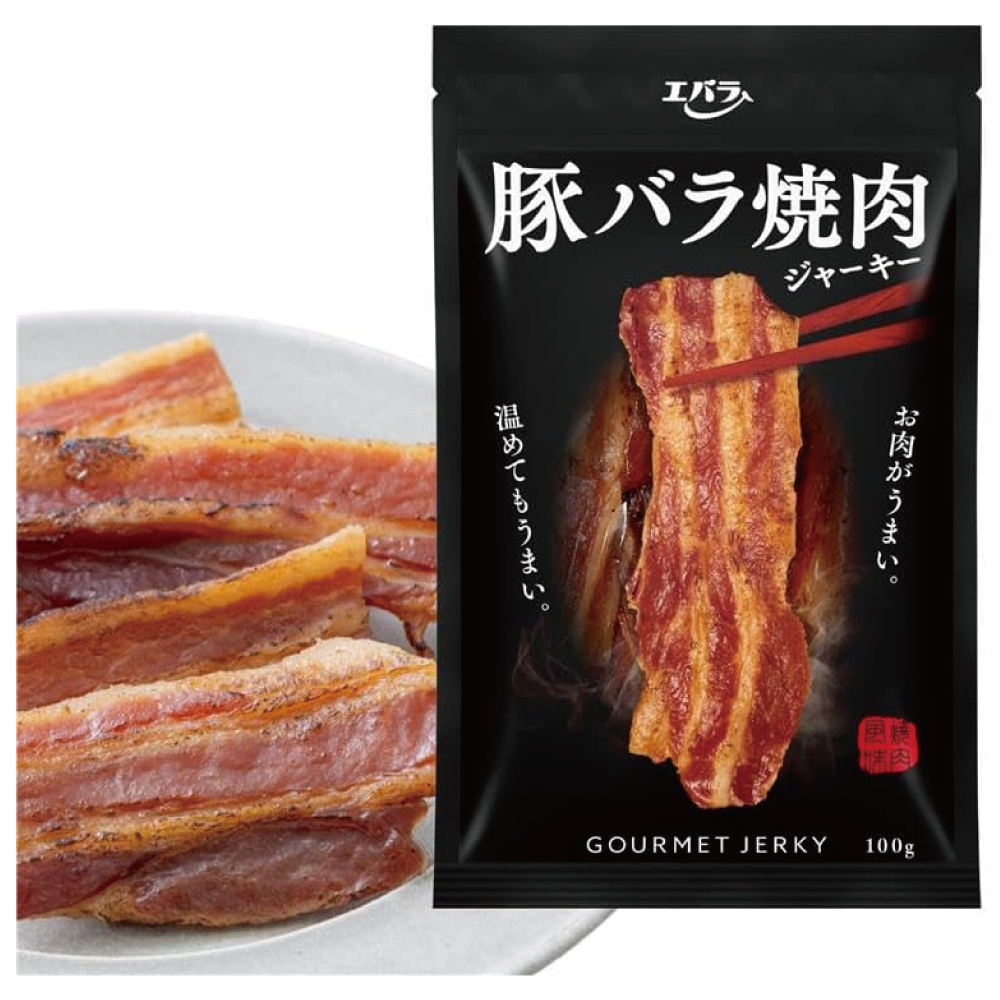 [ エバラ ] 豚バラ焼肉ジャーキー 焼肉のタレ風味 100g EC限定
