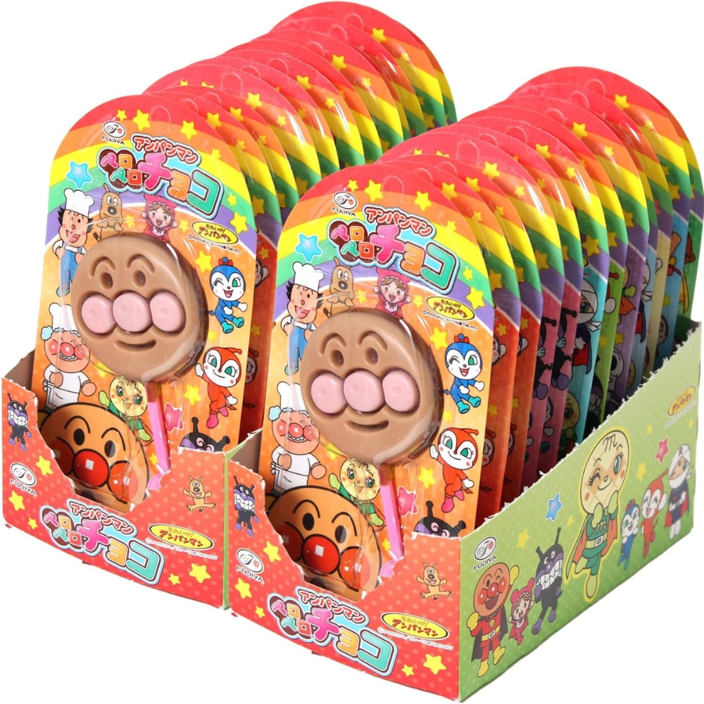 不二家 アンパンマンペロペロチョコ 2PACK 計24個入