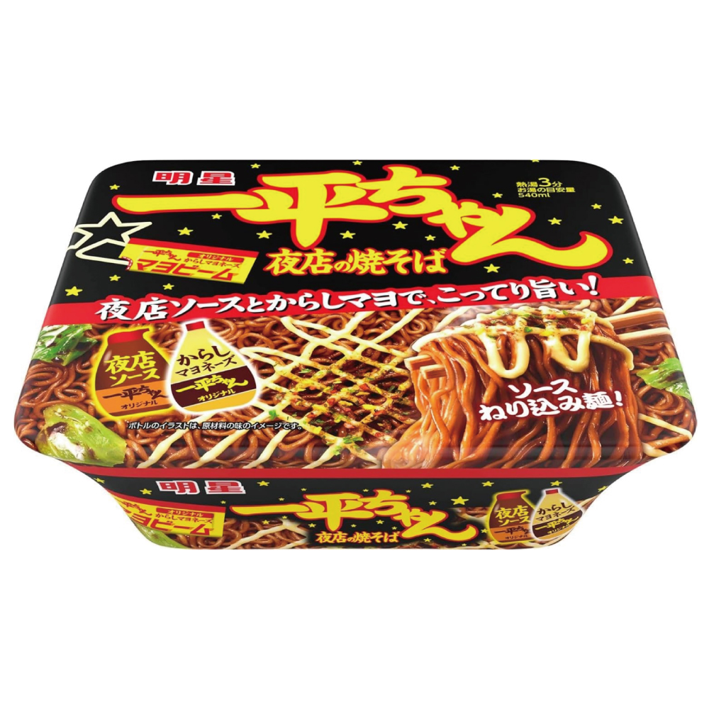 明星 一平ちゃん夜店の焼そば 135g×12個
