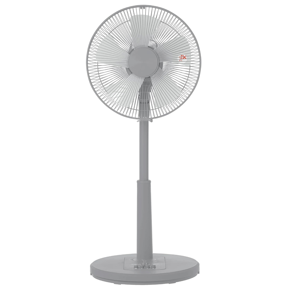 【Amazon.co.jp限定】 [山善] 扇風機 押しボタンスイッチ 風量調節3段階 タイマー機能付き コンクリートグレー AMLT-AG30(CG)