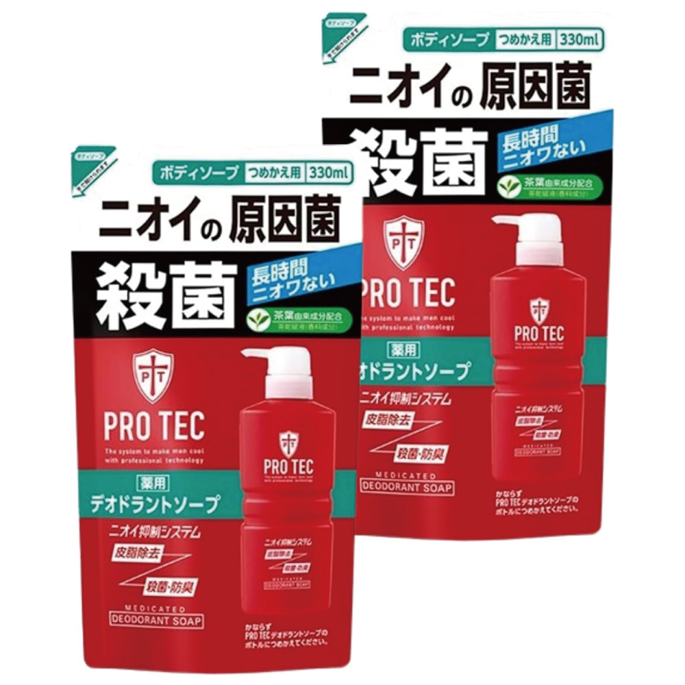 (医薬部外品) PRO TEC(プロテク) デオドラントソープ 詰め替え 330ml×2袋