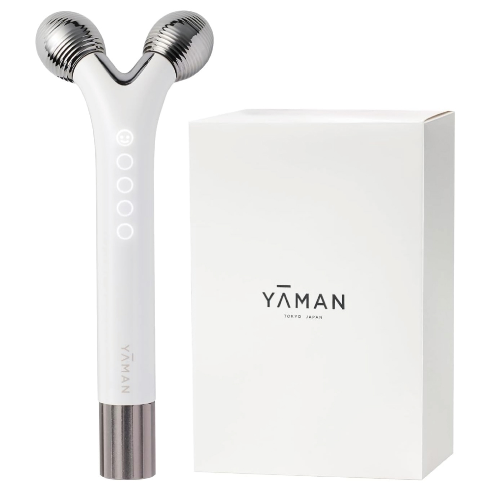 【Amazon.co.jp限定】 ヤーマン 美顔器 WAVY mini ウェイビー ミニ ローラー EMS EP16WAM ホワイト