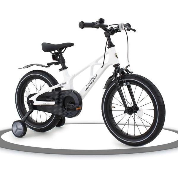 Lamborghini (ランボルギーニ) 子供・幼児ペダル式自転車 超軽量マグネシウム素材 3～10歳適合 ホワイト