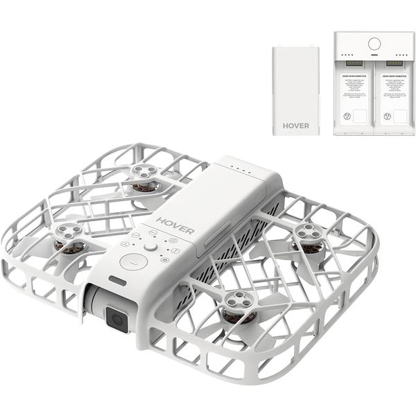 HOVERAir X1 Smart AI飛行カメラ ドローン（プレミアムセット、白）