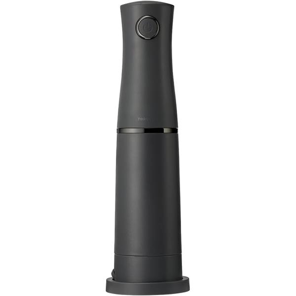 ドウシシャ かき氷器 電動 ふわふわ とろ雪 スティックタイプ 製氷カップ2個付 (SSサイズ) レシピ付 ブラック 【2025年最新モデル】