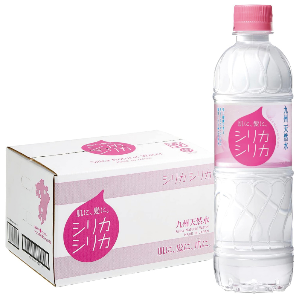 シリカシリカ 500ml 24本入 ミネラルウォーター 天然水 九州産 シリカ72mg/L以上含有 大分日田 九重連山