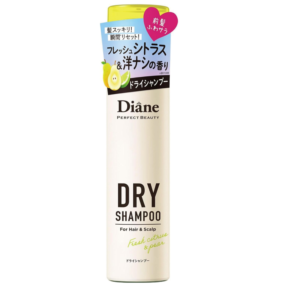 Moist Diane (ダイアン) ドライシャンプー (水のいらないシャンプー) フレッシュシトラスペアの香りパーフェクトビューティー 95g