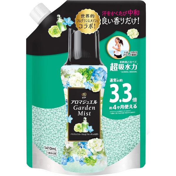 レノア ハピネス アロマジュエル 香り付け専用ビーズ パステルフローラル＆ブロッサム 詰め替え 1,410mL