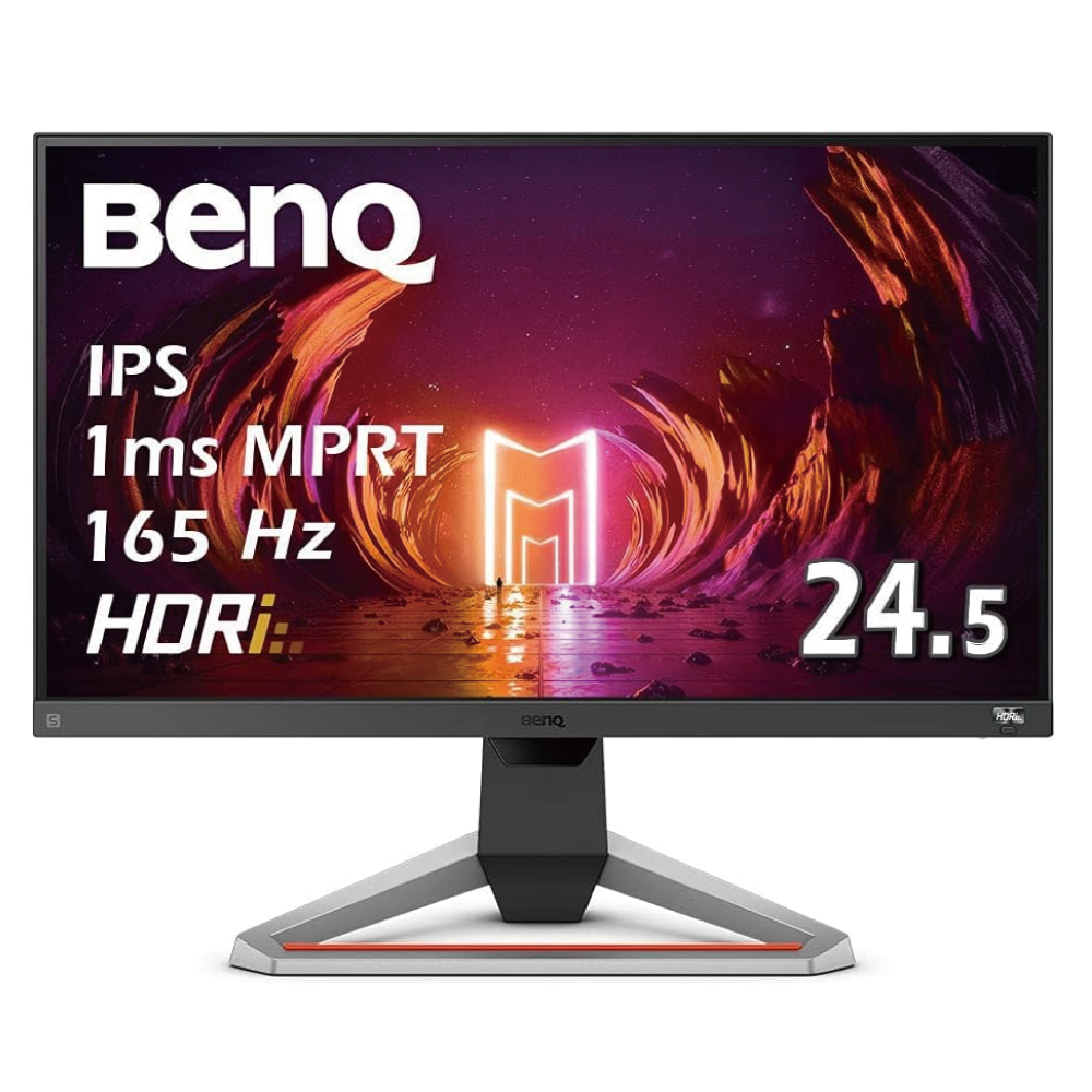 ベンキュージャパン BenQ MOBIUZ EX2510S ゲーミングモニター (24.5インチ/165Hz/IPS/フルHD/1ms/HDRi treVoloスピーカー/FreeSync Premium/高機能スタンド/ゲームモード(FPS/RPG/レーシング)