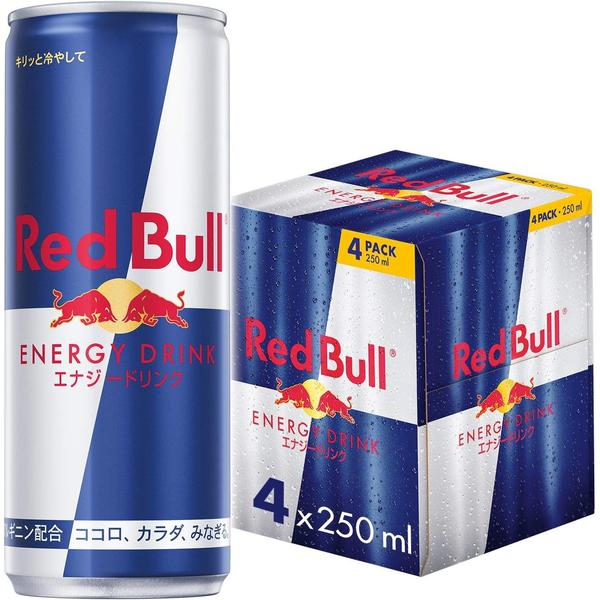 Red Bull レッドブル エナジードリンク 250ml×4本