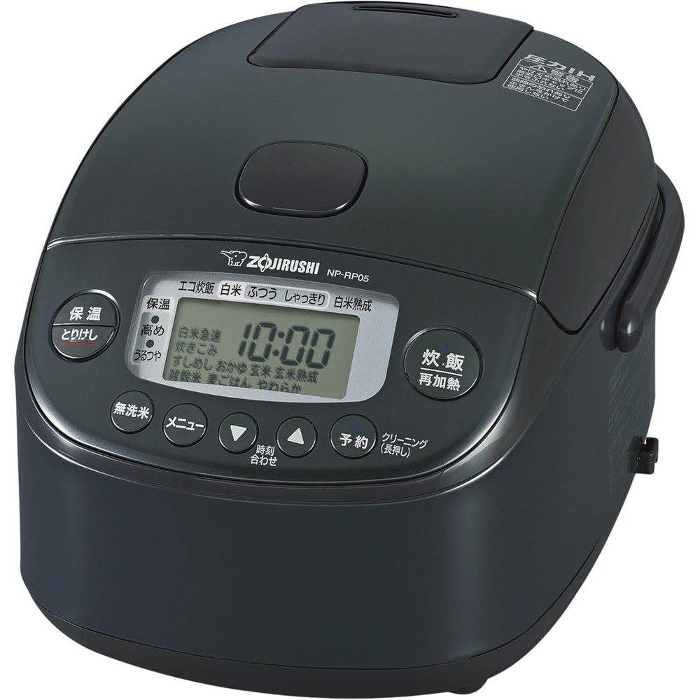 【Amazon.co.jp 限定】象印マホービン 炊飯器 3合極め炊き 圧力IHタイプ スレートブラック NP-RP05-BZ