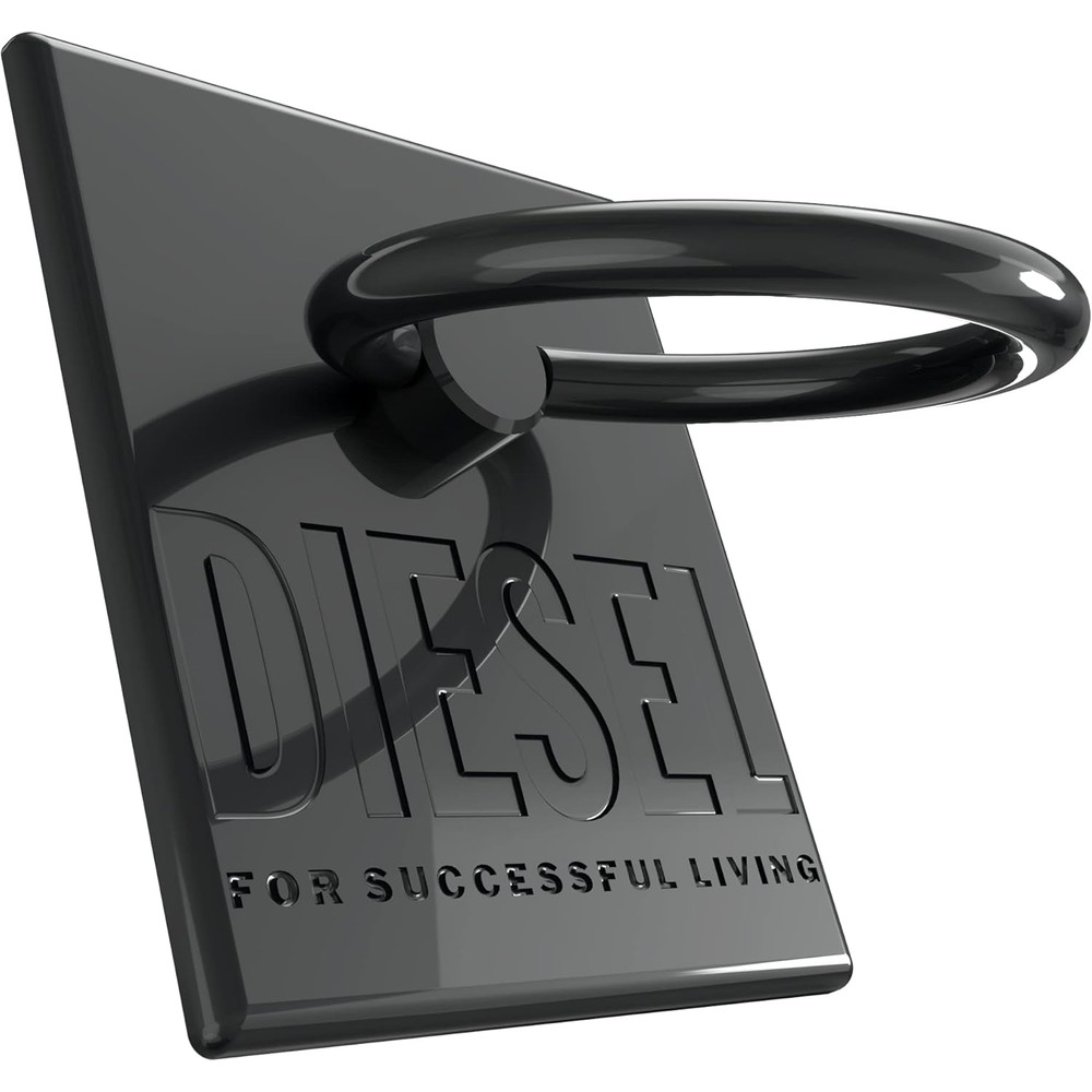 DIESEL スマホリング FW21 ユニバーサルサイズ メタルブラック