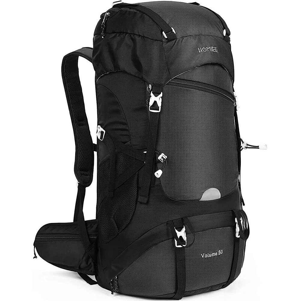 HOMIEE リュック 登山 50L レインカバー付き