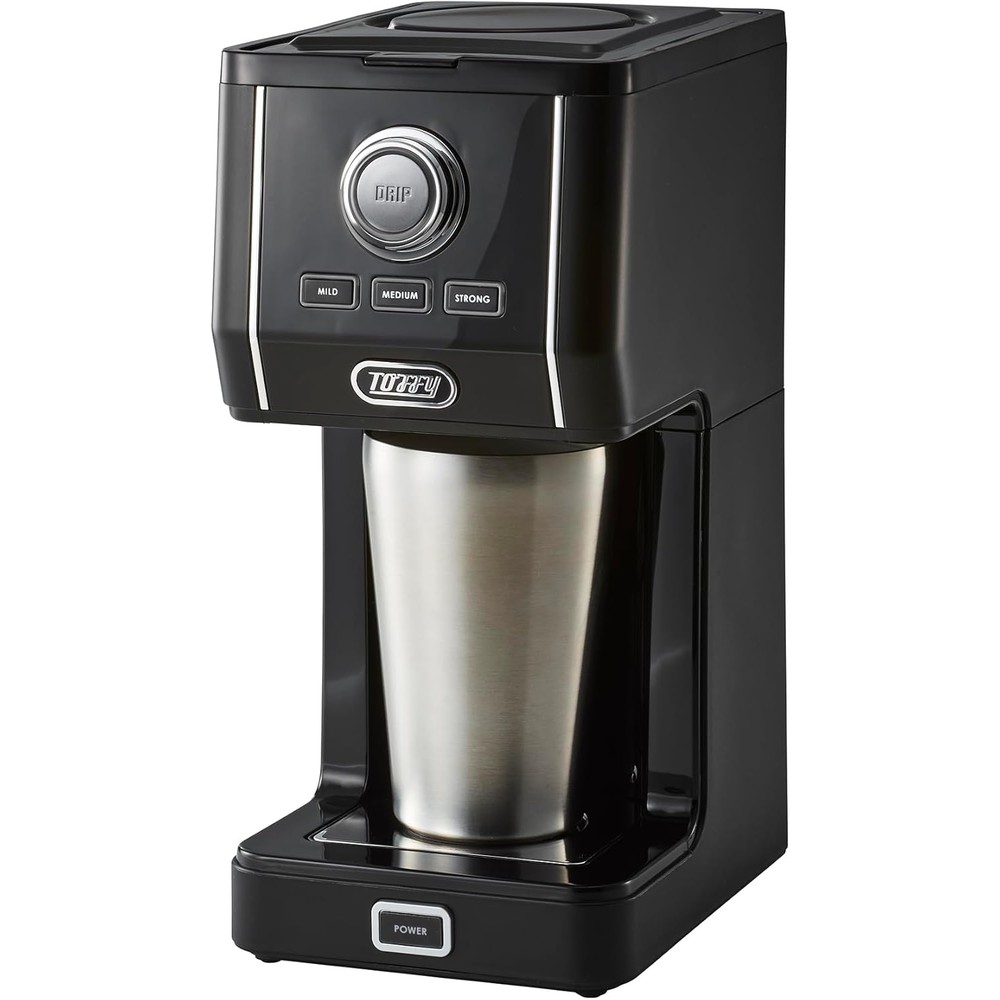 【Toffy/トフィー】 ダイレクトドリップアロマコーヒーメーカー K-CM12 タンブラー付き