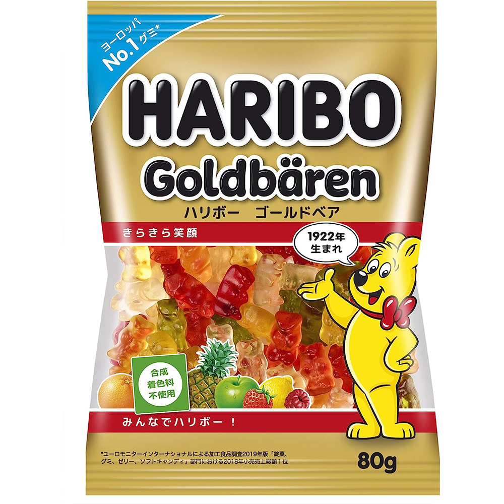 Haribo ゴールドベア 80g ×10袋