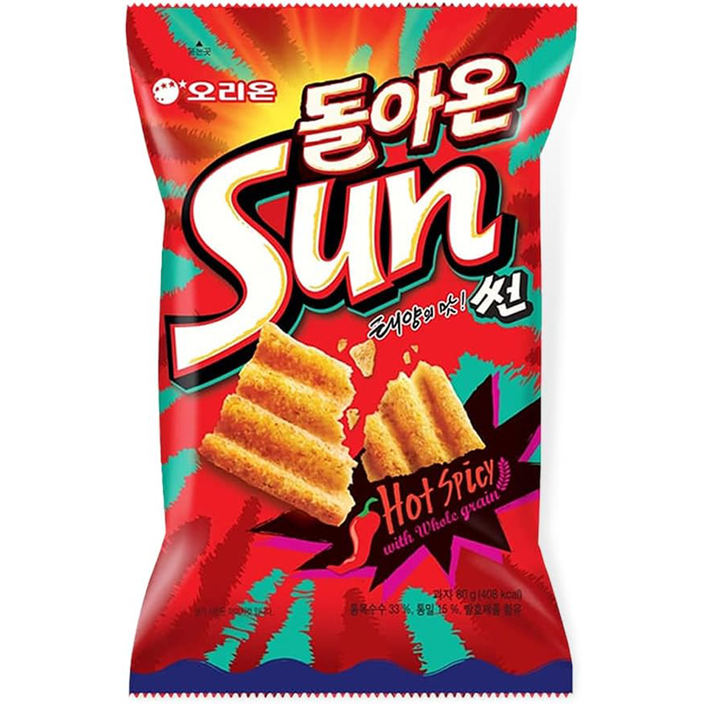 オリオン 韓国お菓子 サンチップ ホットスパイシー 1BOX