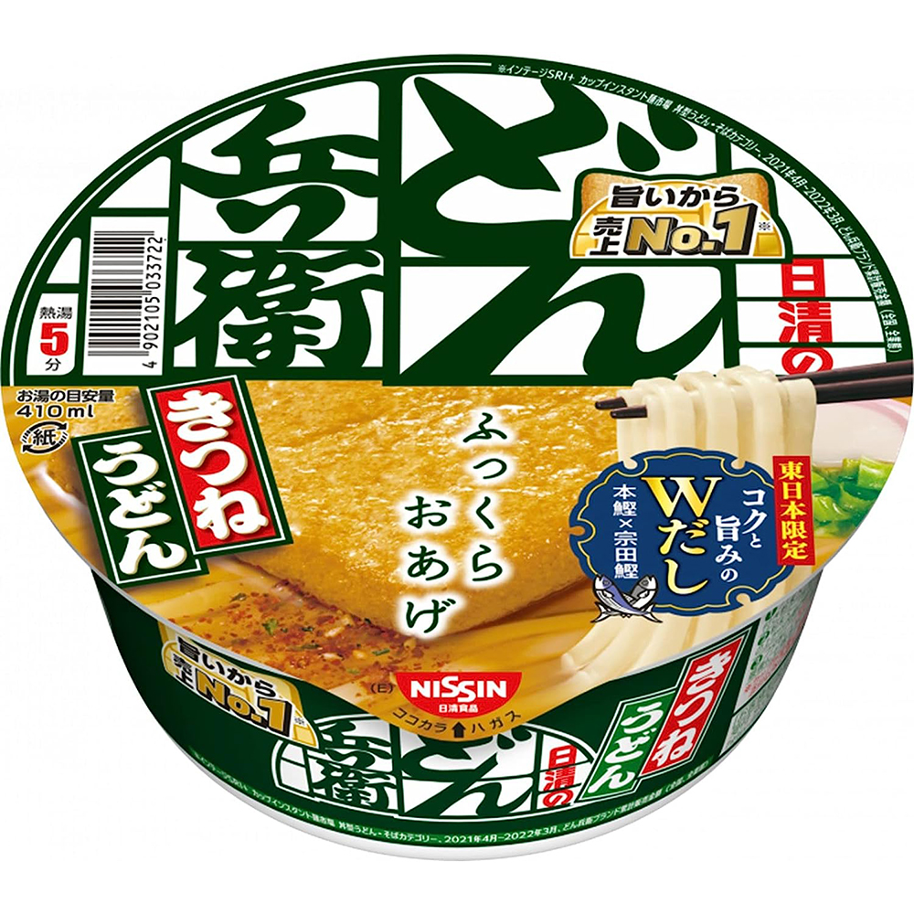 日清食品 どん兵衛 きつねうどん (東)1ケース12食入