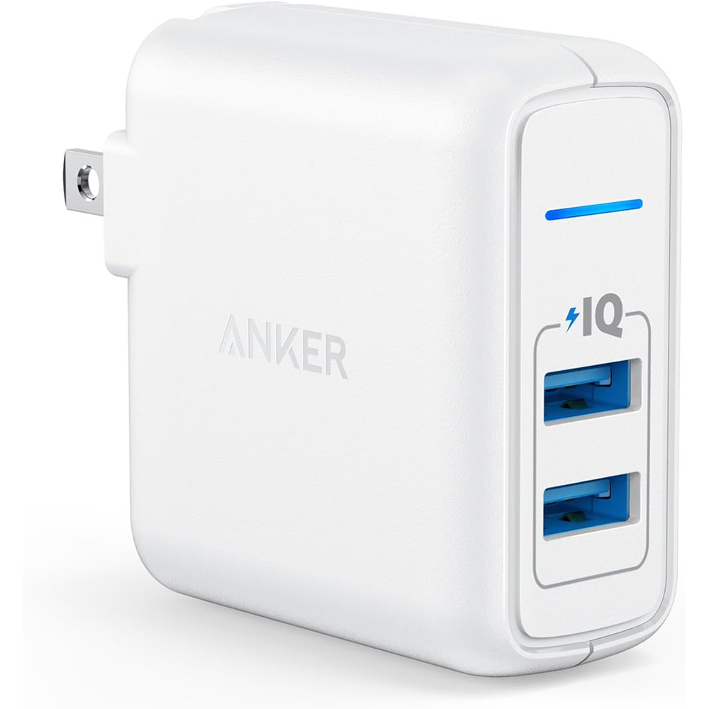 Anker PowerPort 2 Elite (USB 急速充電器 24W 2ポート)