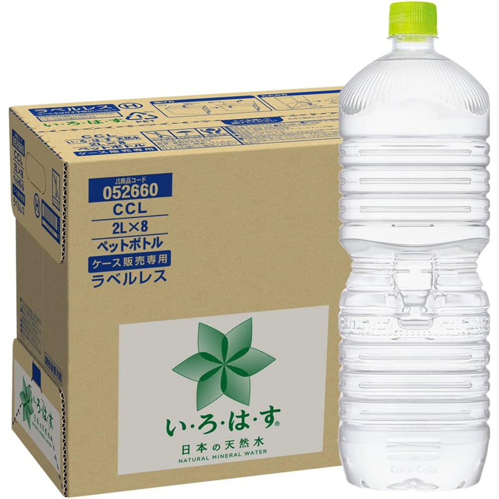 【Amazon.co.jp限定】 CCL い・ろ・は・すラベルレス 2L PET×8本