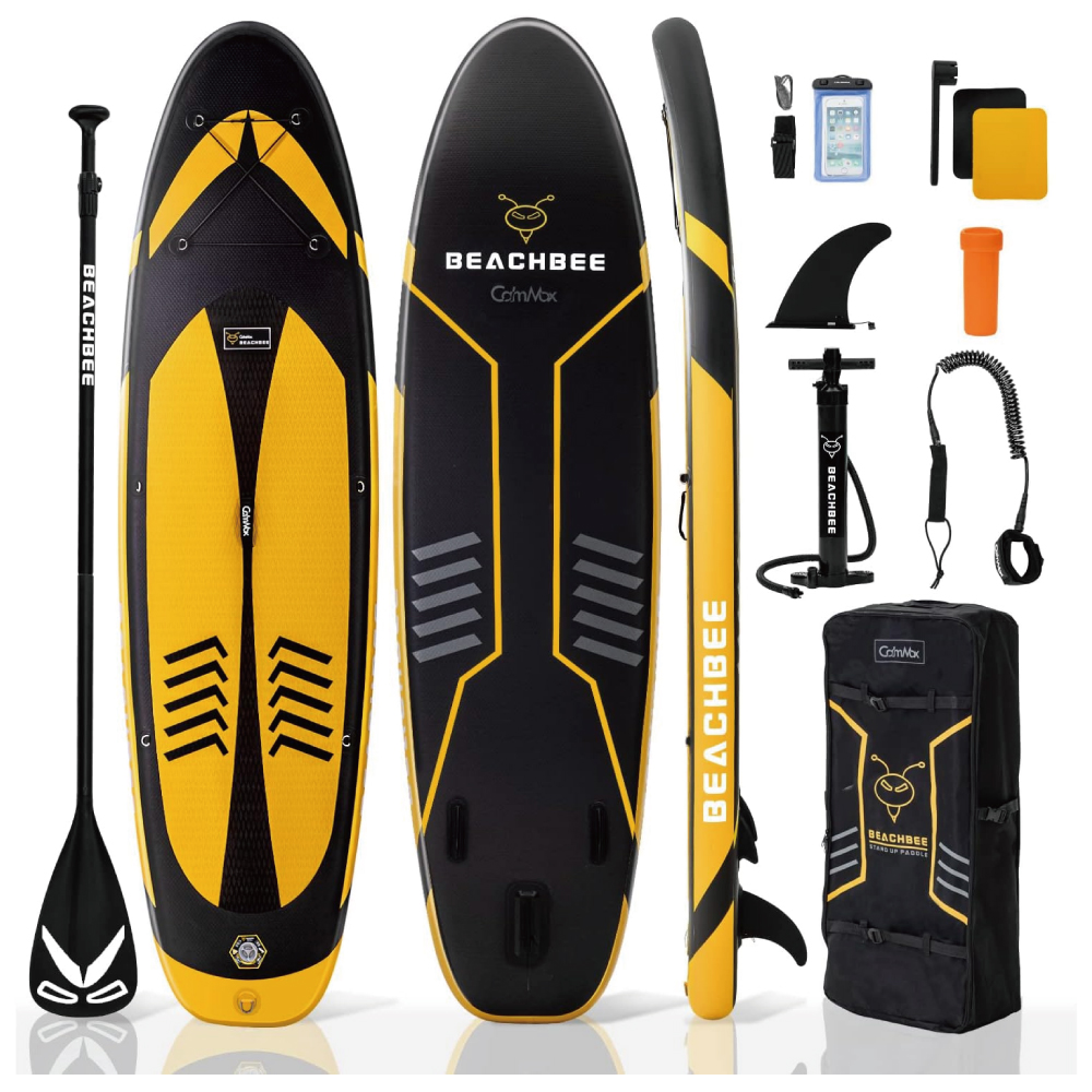 CalmMax インフレータブル スタンドアップパドルボード サップボード SUP 長320cm 幅80cm 厚15cm 耐荷重量127kg 軽量 安定 滑り止め