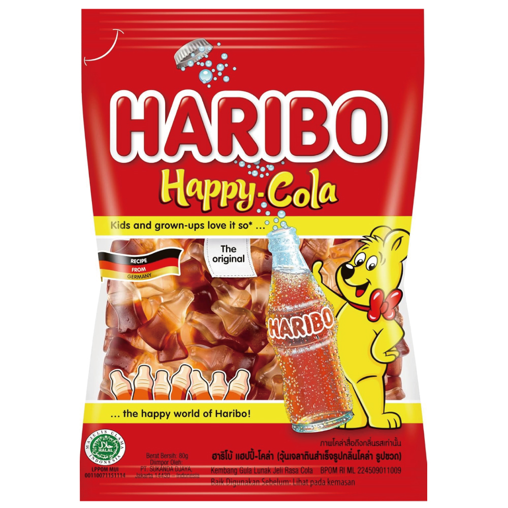 Haribo ハッピーコーラ 80g×10袋