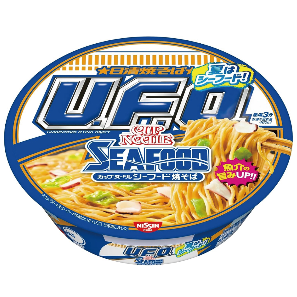 日清食品 焼そばU.F.O. シーフード焼そば[夏はシーフード] 101g×12個