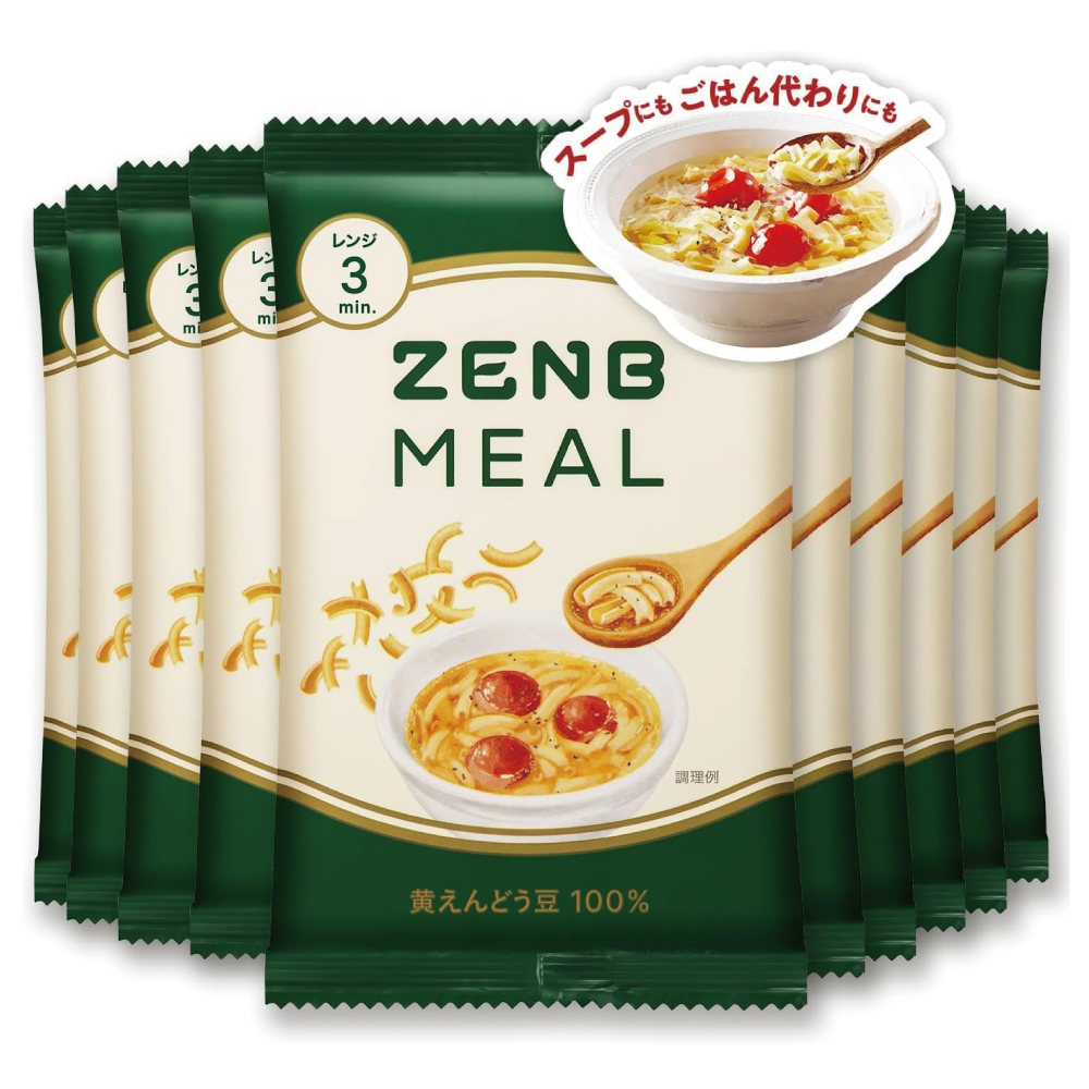 【たんぱく質がとれる 1袋99kcal】 ZENB ゼンブミール 10食 豆100％オートミール