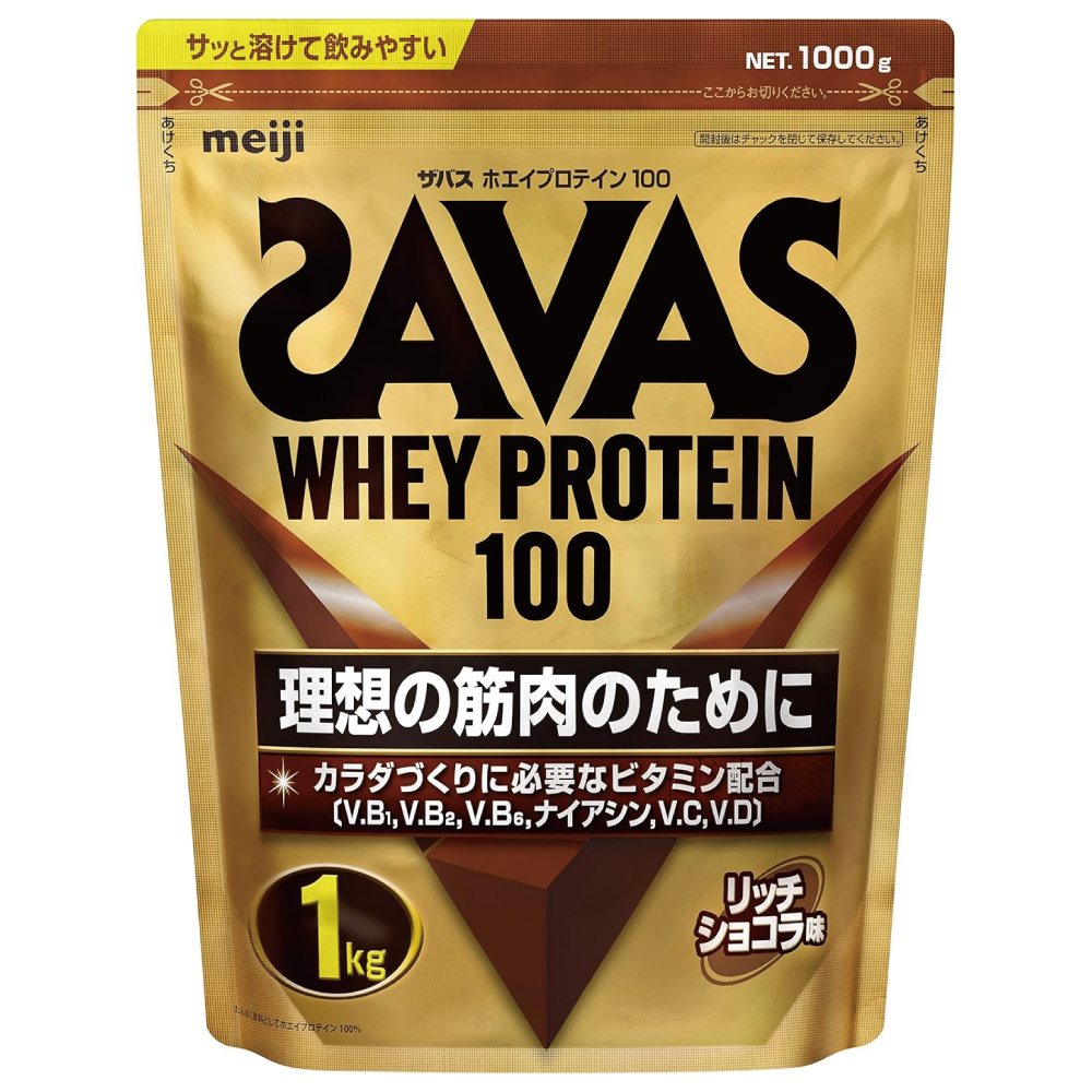 【Amazon.co.jp限定】 ザバス(SAVAS) ホエイプロテイン100 リッチショコラ味 1000g