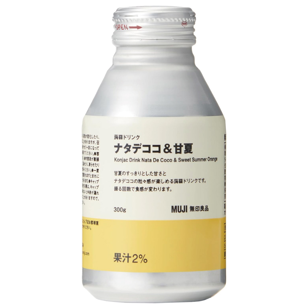 無印良品 蒟蒻ドリンク ナタデココ＆甘夏 300g 82145168