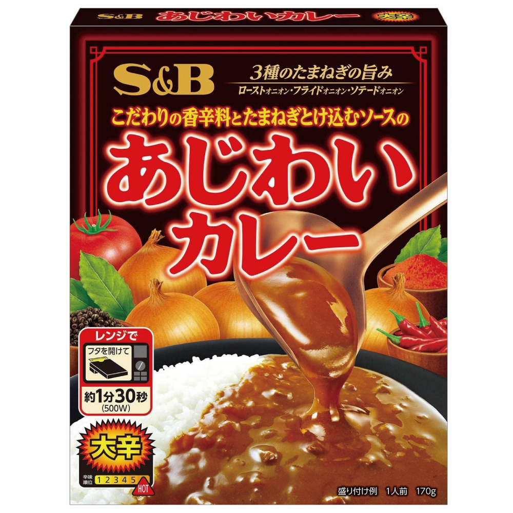 エスビー食品 あじわいカレー 大辛 170g