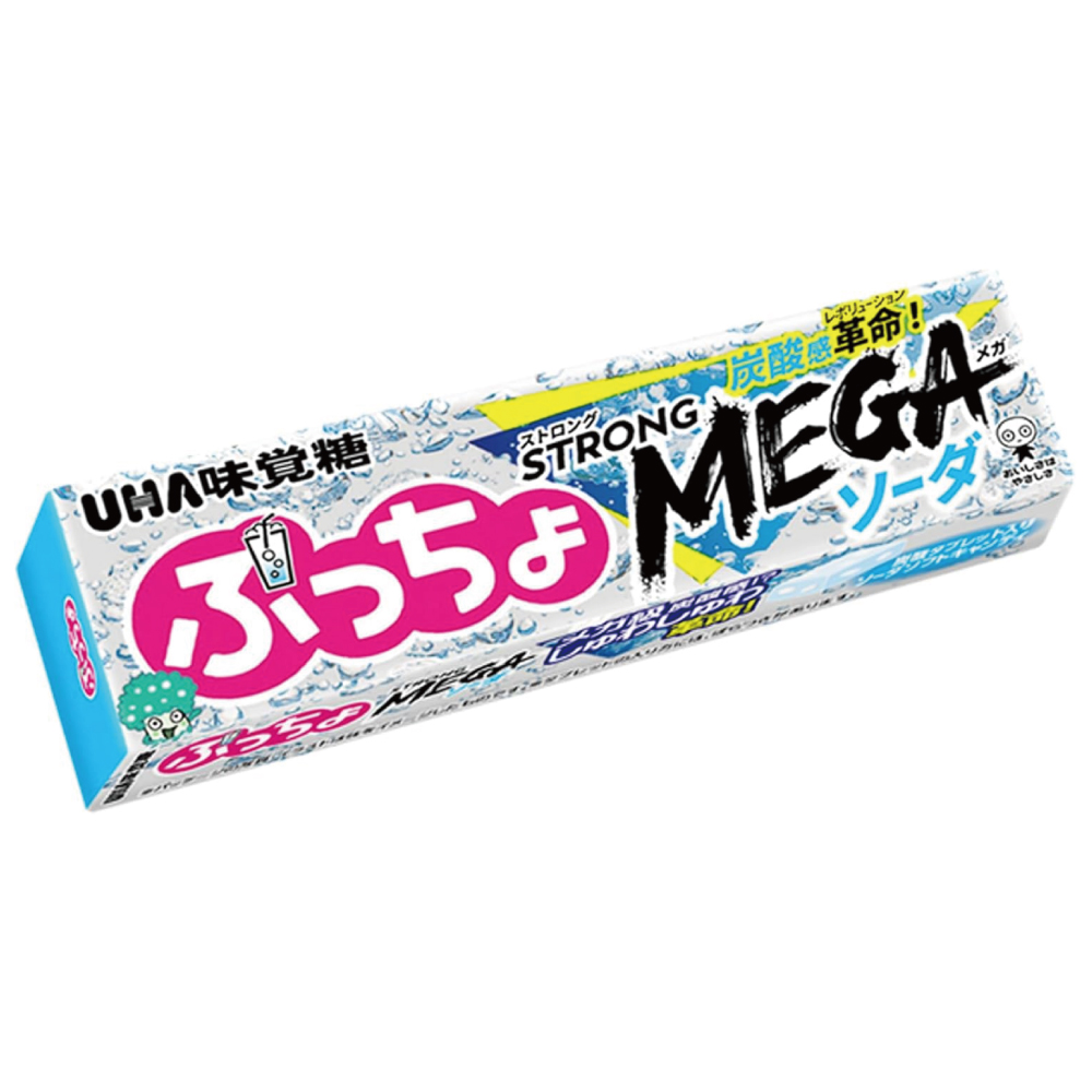 味覚糖 ぷっちょスティック ストロングソーダ 10粒×10個