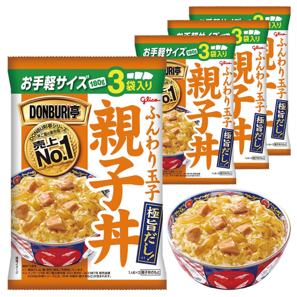 DONBURI亭 親子丼 3食パック×4個 江崎グリコ