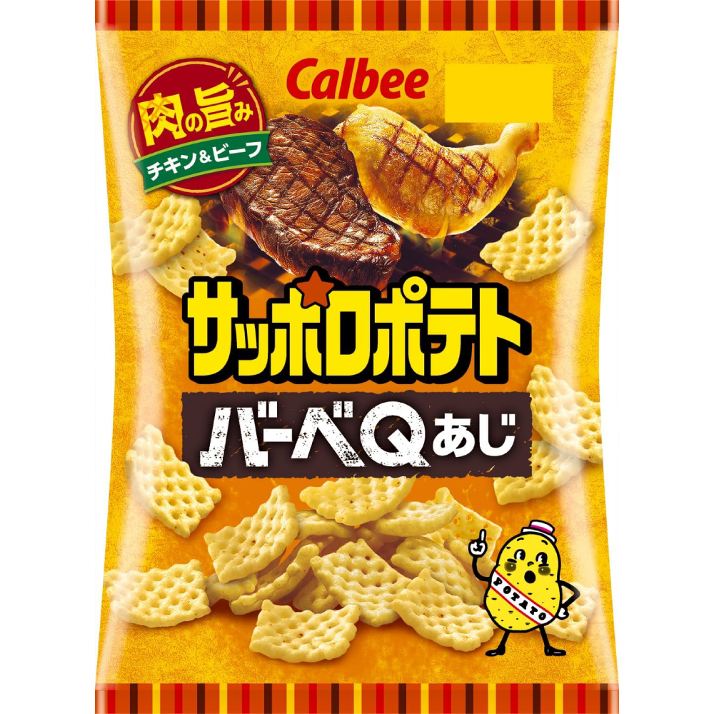 カルビー サッポロポテトバーベQあじ 72g×12袋