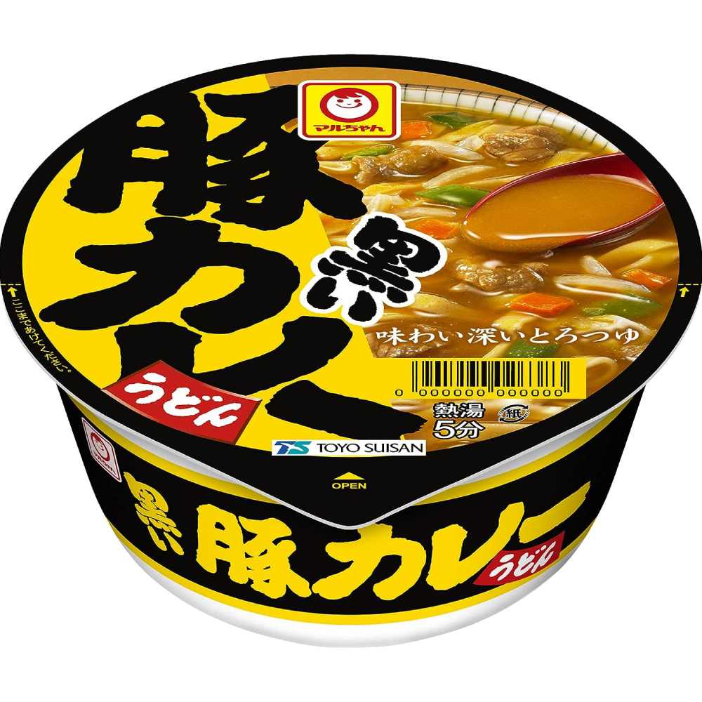 マルちゃん 黒い豚カレーうどん 87g×12個