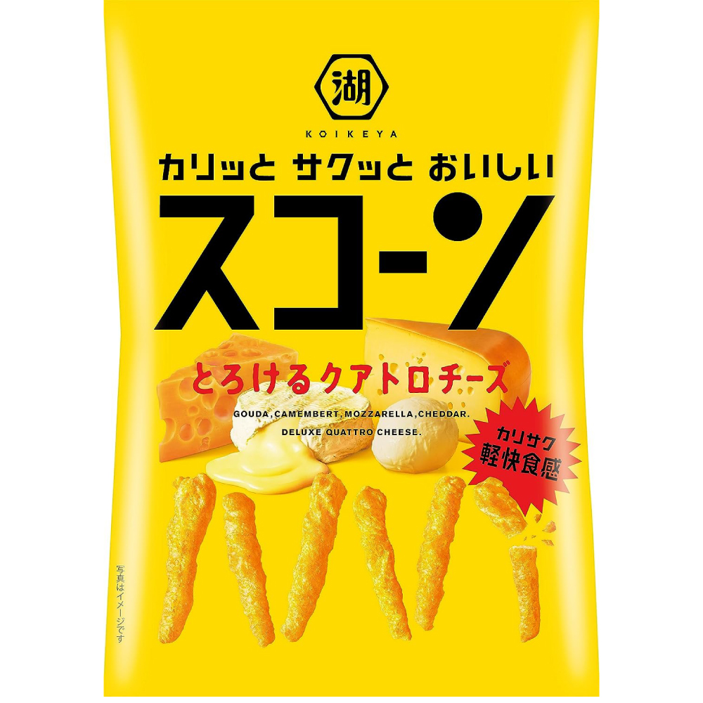 湖池屋 スコーン とろけるクアトロチーズ 78g×12袋