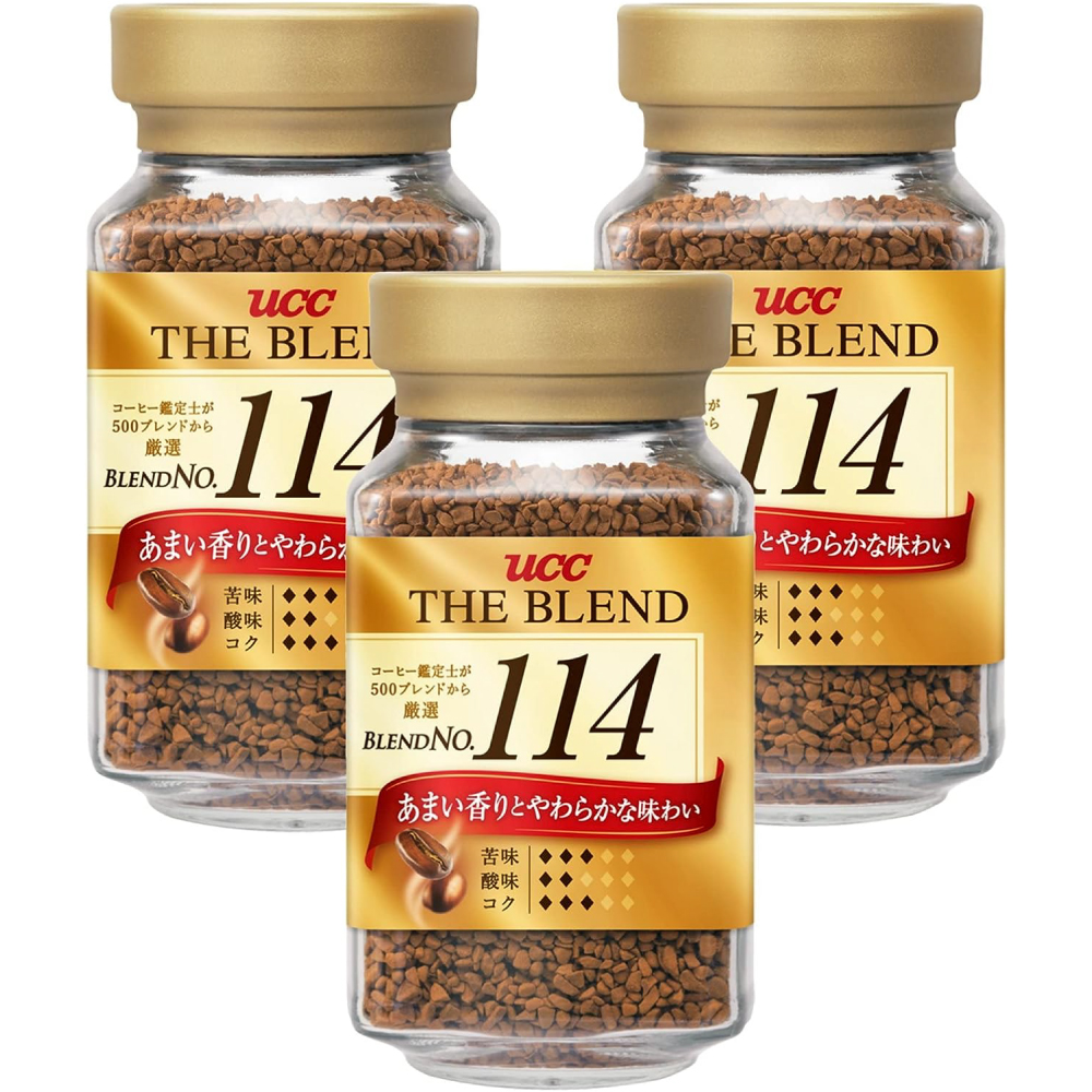 UCC ザ・ブレンド 114 瓶 90g インスタントコーヒー×3個