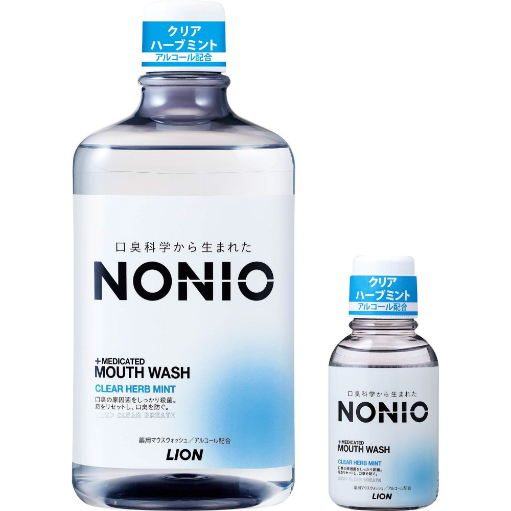 NONIO(ノニオ) [医薬部外品] マウスウォッシュ クリアハーブミント 1,000ml+ミニリンス80ml付き