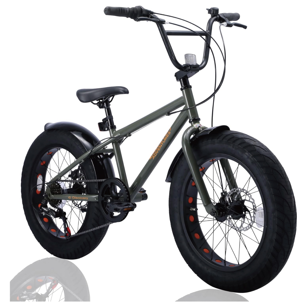 Discovery Adventures (ディスカバリー アドベンチャーズ) ファットバイク Fat City Cruiser BMX 20インチ サイドスタンド ディスクブレーキ